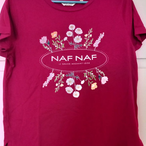 Naf Naf blouse like new, pink, size M
