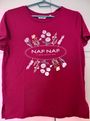 Naf Naf blouse like new, pink, size M