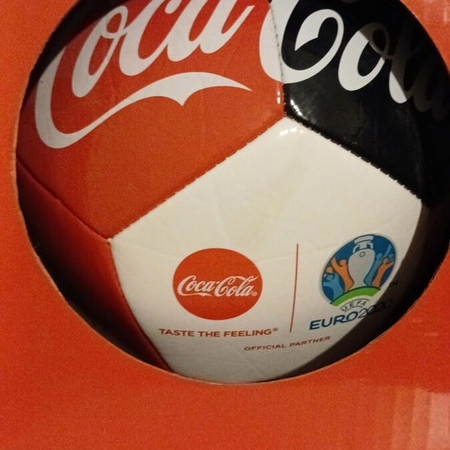 Coca Cola authentic football for collectors, new