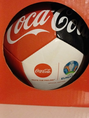 Coca Cola authentic football for collectors, new