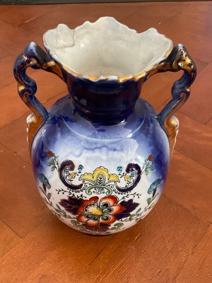 Fenton Victorian Era Vase from England with Old Repair