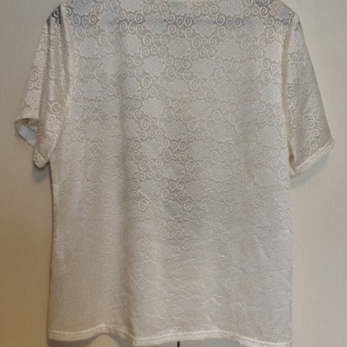 Leonard's women's floral blouse 2XL like new, beige