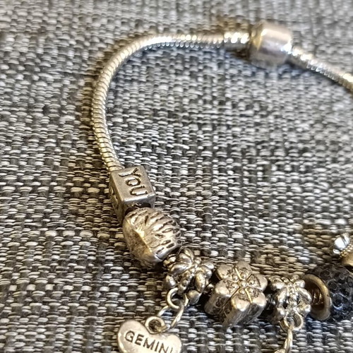 Vintage thematic bracelet from Paris 90s