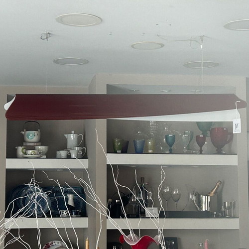 Ceiling light fixture for island or table, like new