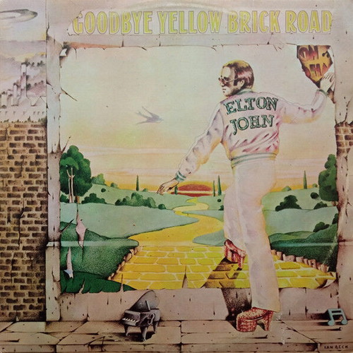 Elton John Goodbye Yellow Brick Road vinyl record used, rock
