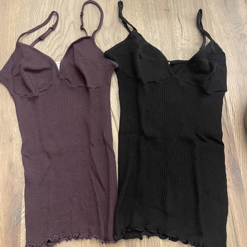 Intimissimi tops black and burgundy, size M