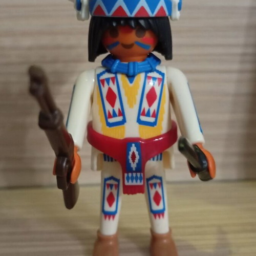 Playmobil Indian Chief figure like new