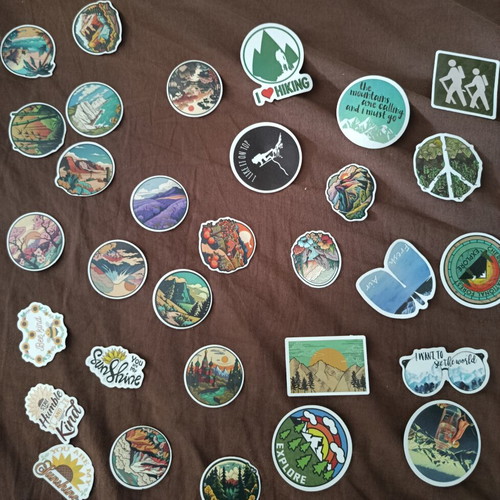 Decorative stickers like new, pack of 90