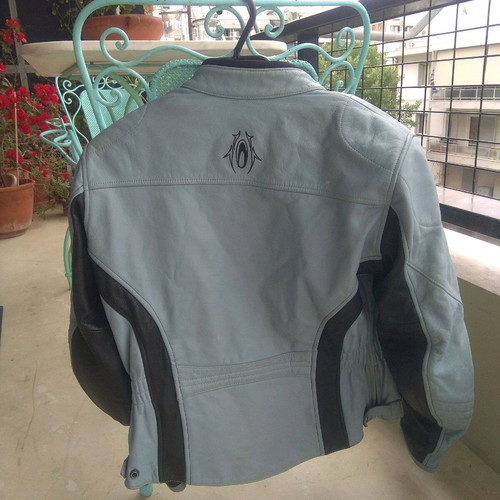 Richa women's leather motorcycle jacket used, size 40