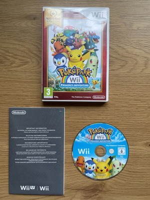 Wii Pokepark Pikachus Adventure used for Nintendo with manual