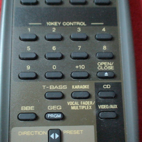 Aiwa RC-TN380B remote control for vintage Hi-Fi systems