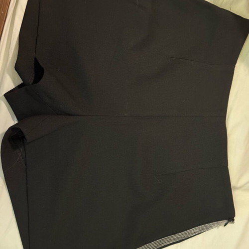 Zara shorts like new, black with silver side detail size M