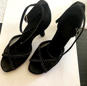 Γυναικεία παπούτσια χορού μαύρα, νούμερο 40