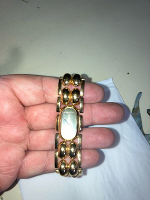 Moschino women's watch like new, gold I Love Bracelet 17cm