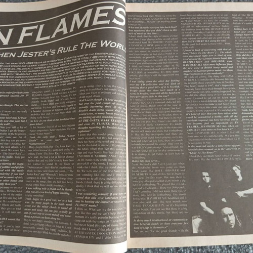 Wormgear #7 fanzine 1998 like new, metal music