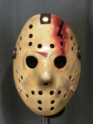 Jason Friday the 13th Mask hand-painted and engraved, new