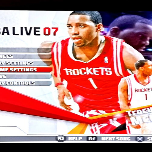 NBA Live 07 PS2 game disc like new