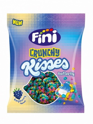 Fini Crunchy Kisses Butterfly 75gr candy new