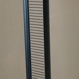 Metal column for 100 CDs height 1.70 m