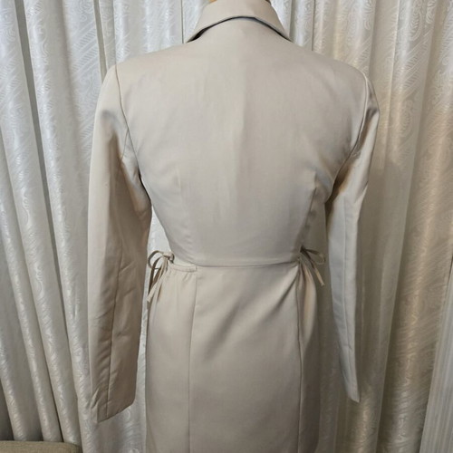 Dress jacket with cut-out beige like new, size S