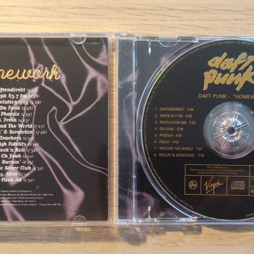 Daft Punk Homework CD like new, electronic genre