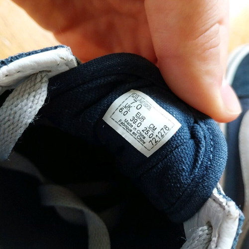 Vans casual shoes grey and blue like new, size 39