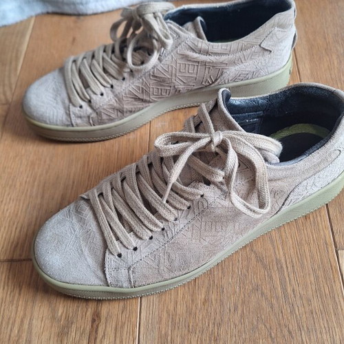 Kenzo unisex sneakers size 40 beige suede