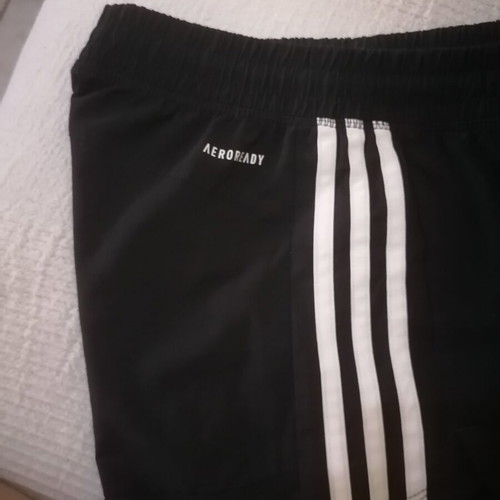 Adidas running shorts XS, black and white