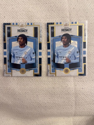 Reigan Heskey Rookie Topps Gold 2025/26 Future Stars RC Man City like new