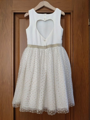 Orchestra Premium Παιδικό Καλοκαιρινό Φόρεμα Λευκό 6 Ετών Like New