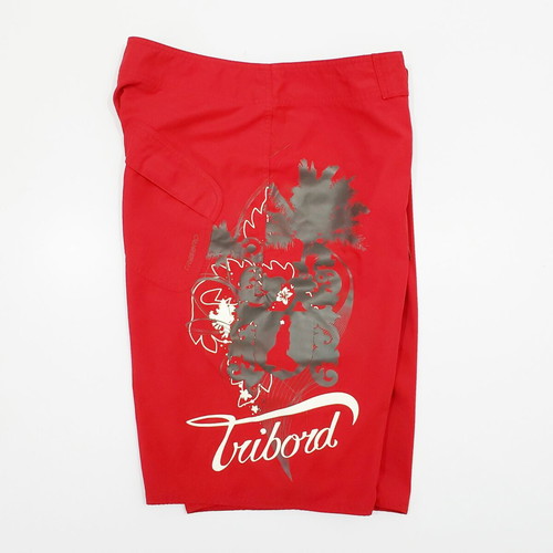 Tribord men's swim shorts size L, like new, red