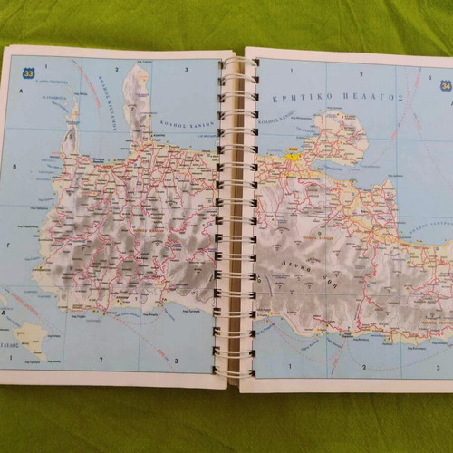 Ellas Road and Tourist Maps used, 31st edition 2002-2003