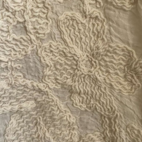 BSB Beige Crochet Lace Floral Shirt