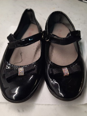 Patent leather ballerina shoes size 37 black like new
