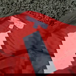 True Violet Midi Dress One Shoulder Ruffle New, Size M, Coral