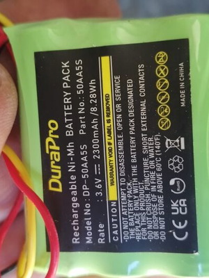 Μπαταρία DuraPro DP-50AA5S επαναφορτιζόμενη Ni-MH 3.6V 2300mAh