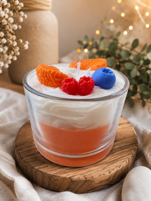 Scented Candle with Powder Fragrance new