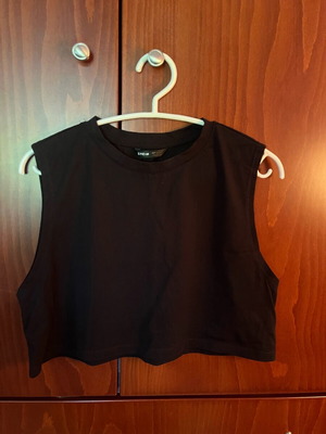 Shein black top new, size M