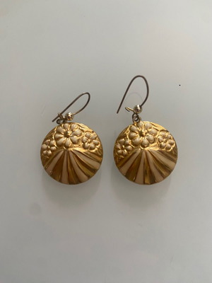 Σκουλαρίκια faux vintage μεταχειρισμένα