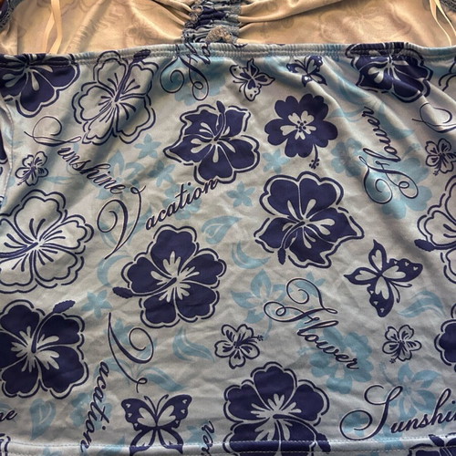 Top used, size L, blue turquoise