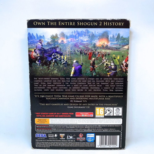 Total War 2 Shogun Gold Edition PC game used