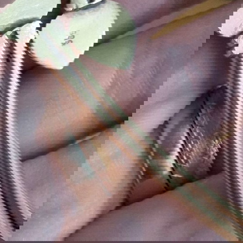 Χρυσή χειροπέδα και δαχτυλίδι σαν καινούργιο με γαλάζιες καρδιές Κ14