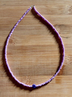 The Letter of the Heart Necklace like new lilac
