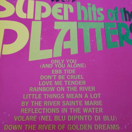 The Platters Super Hits of the Platters LP album used, blues