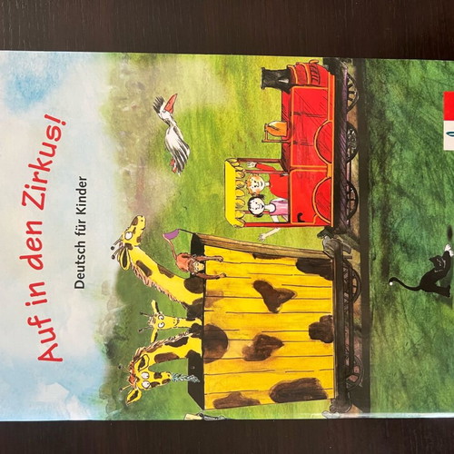 German language learning books for children aged 6, set of 3 with 2 CDs