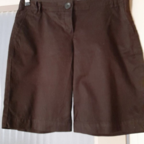 MNG Basics Brown Classic Women's Bermuda Shorts size 40 M like new