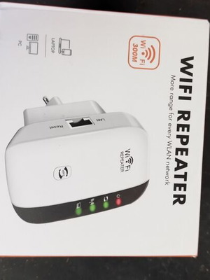 WiFi επαναλήπτης Extender έως 300Mbps με θύρα RJ45 LAN