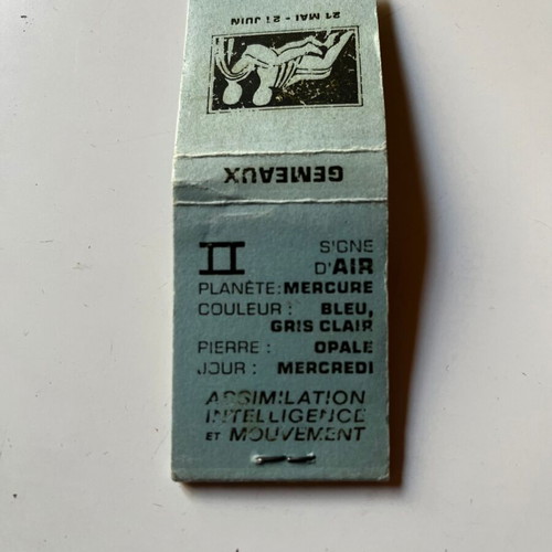 Gemini Vintage Matchbox like new
