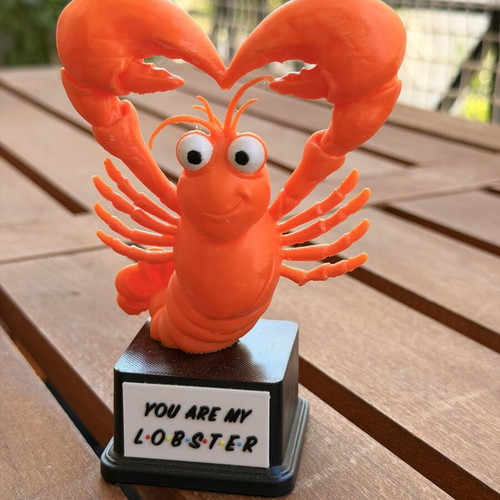 3D print figure "You Are My Lobster" 13 cm, Friends series