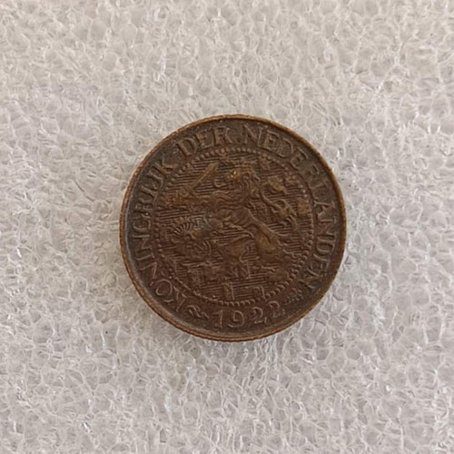 Netherlands 1 Cent coin 1922 bronze